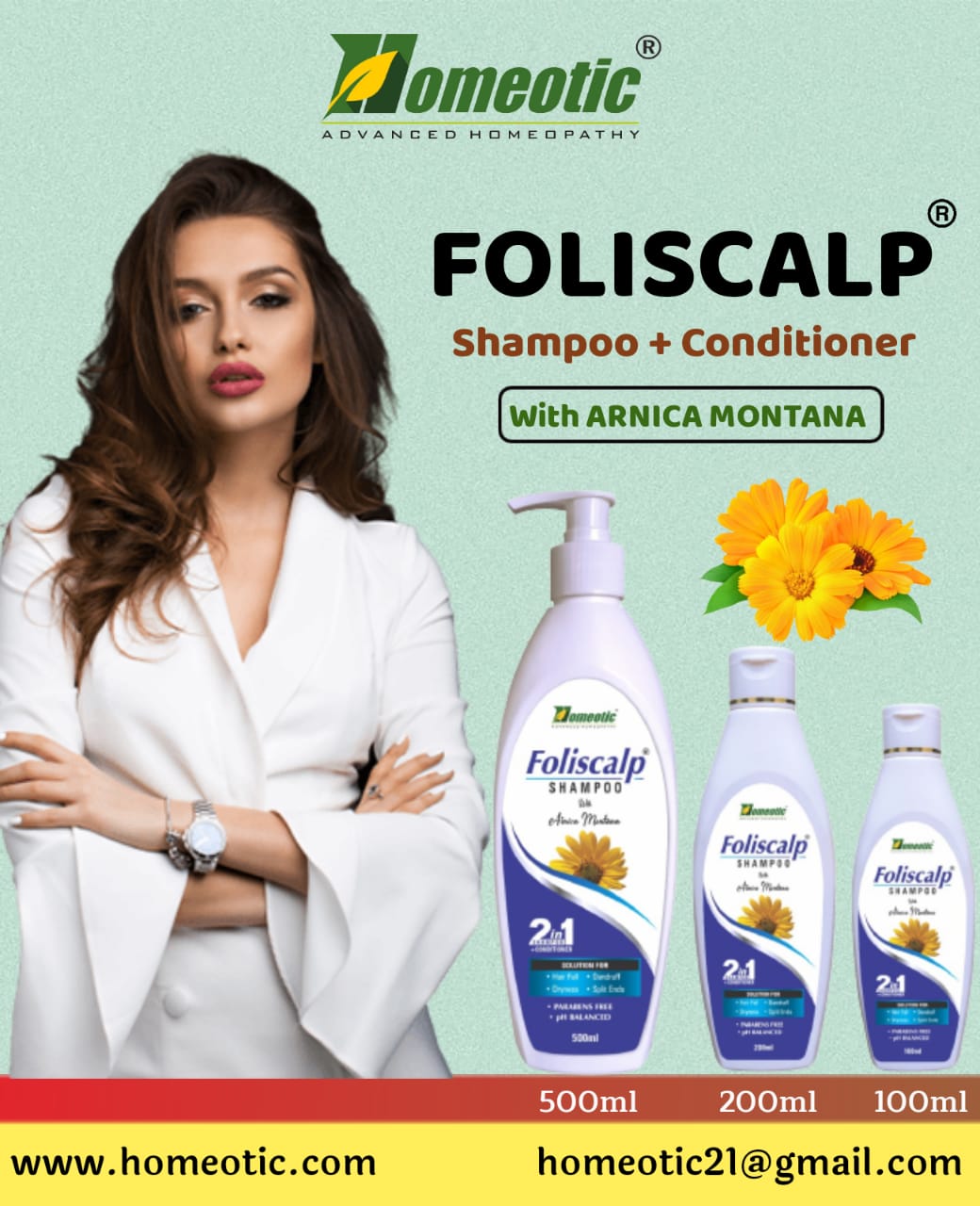 FOLISCALP Shampoo With ARNICA MONTANA