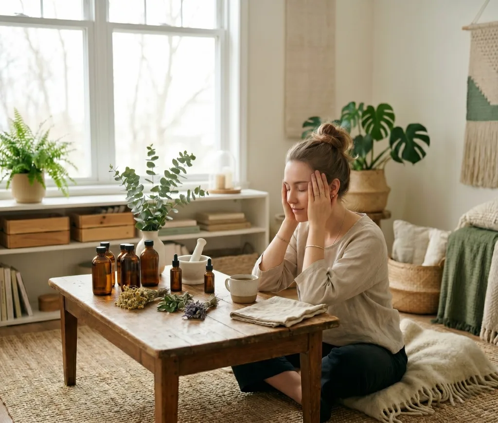 Headache relief with natural home remedies and herbal treatment at home